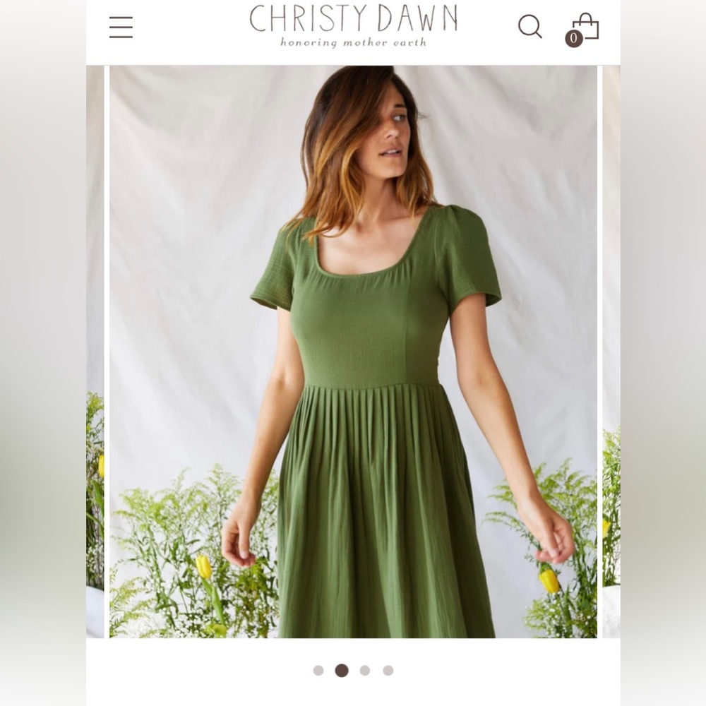 Christy Dawn Scarlet Dress Forest Gauze